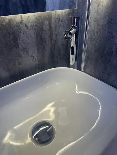Luxury restroom trailer